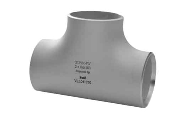 イノック ステンレス 突合せ溶接式違径チーズ T(R) S40